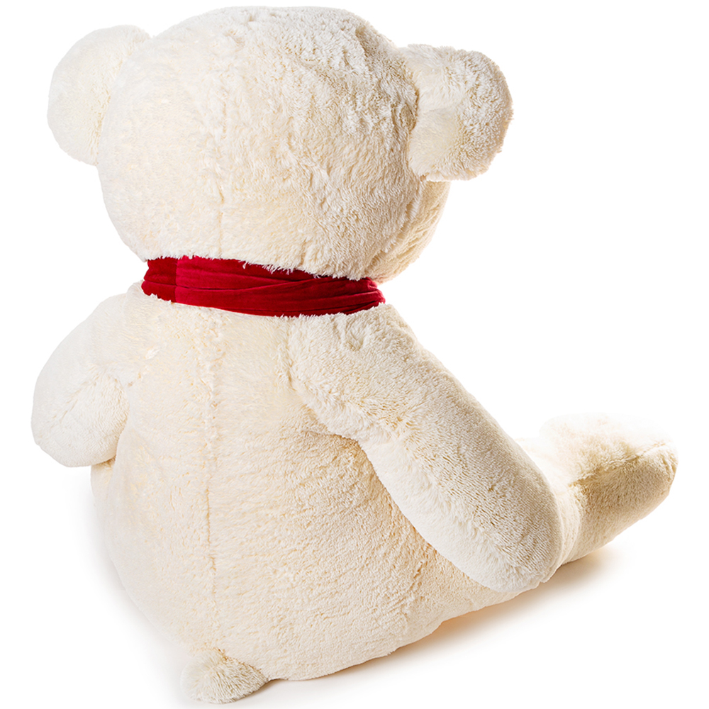 Большой плюшевый белый мишка