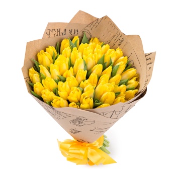 51 желтый тюльпан