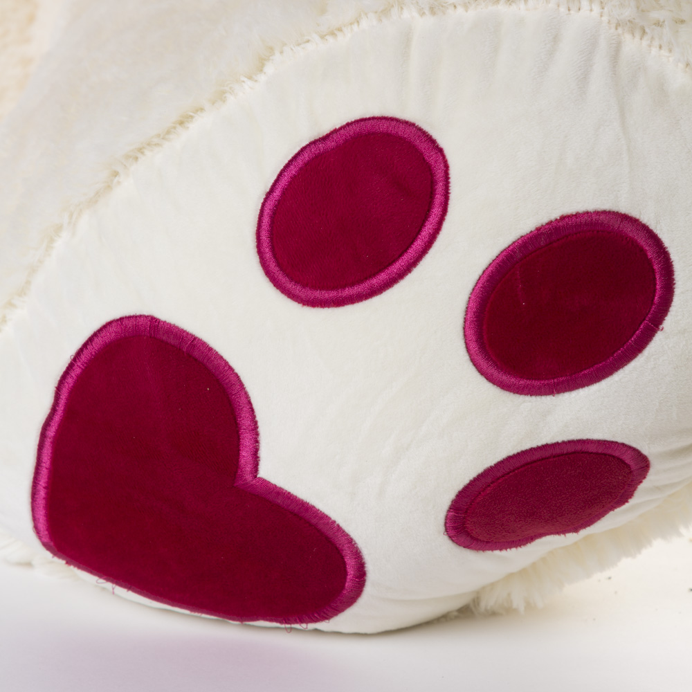 Большой плюшевый белый мишка