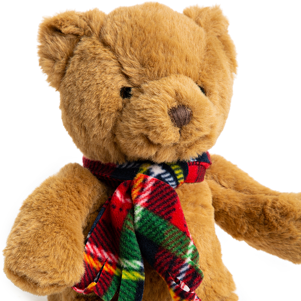 Мишка плюшевый коричневый 31х23