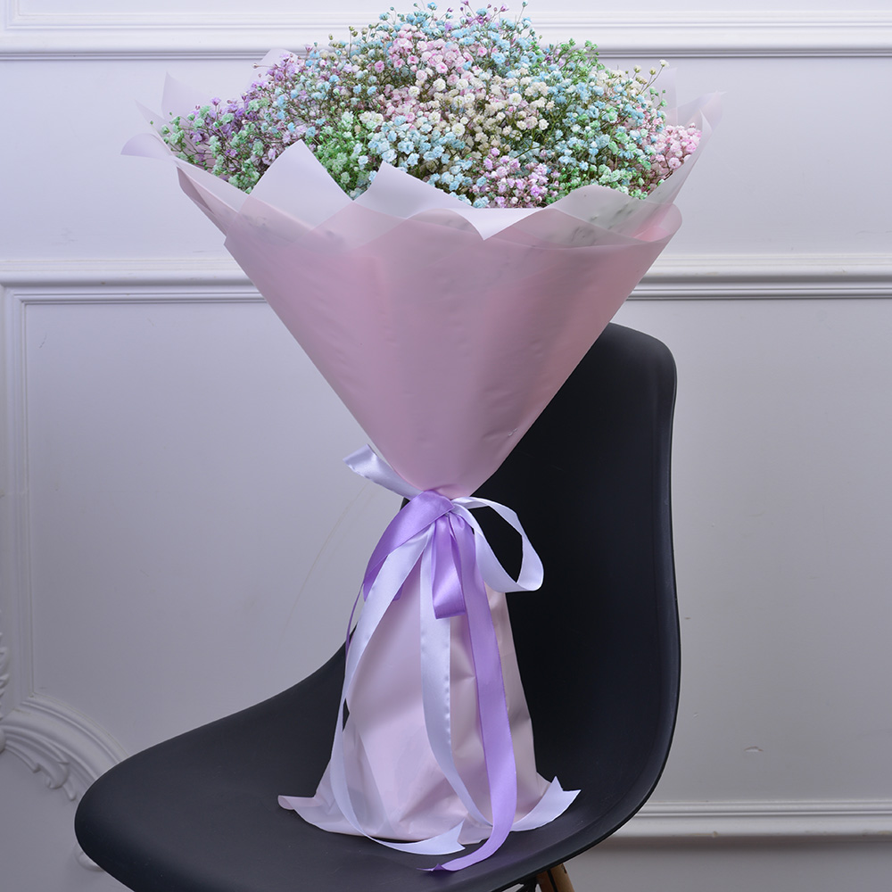 19 разноцветных гипсофил