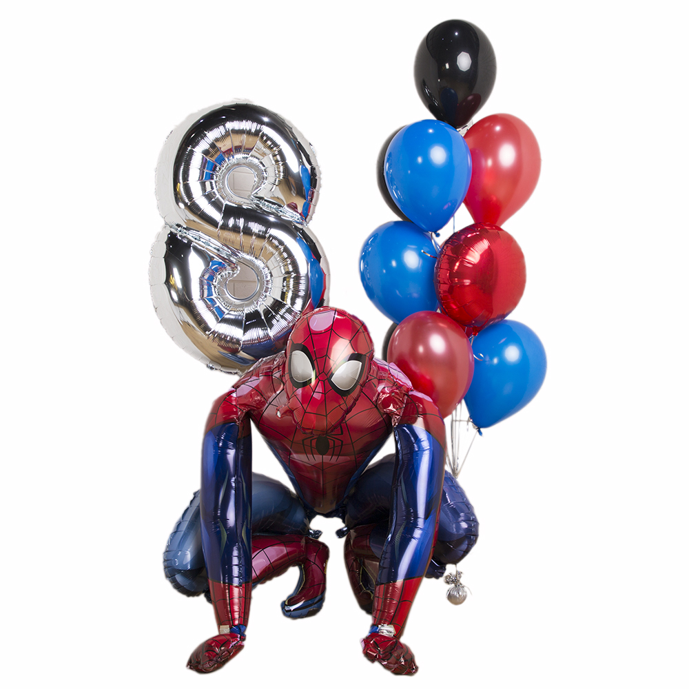 Композиция с фигурой Человека-паука